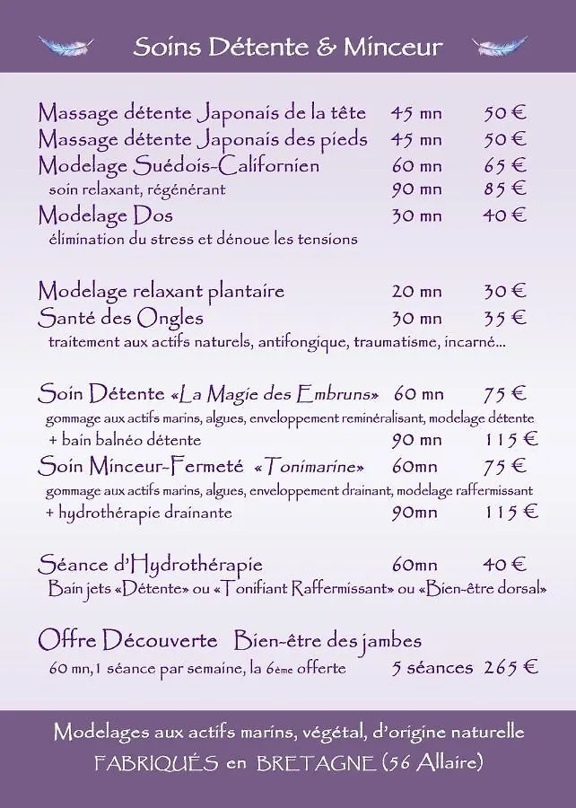 Accommodatie bij particulieren Aux Matins Du Bonheur Appartement Surzur Frankrijk